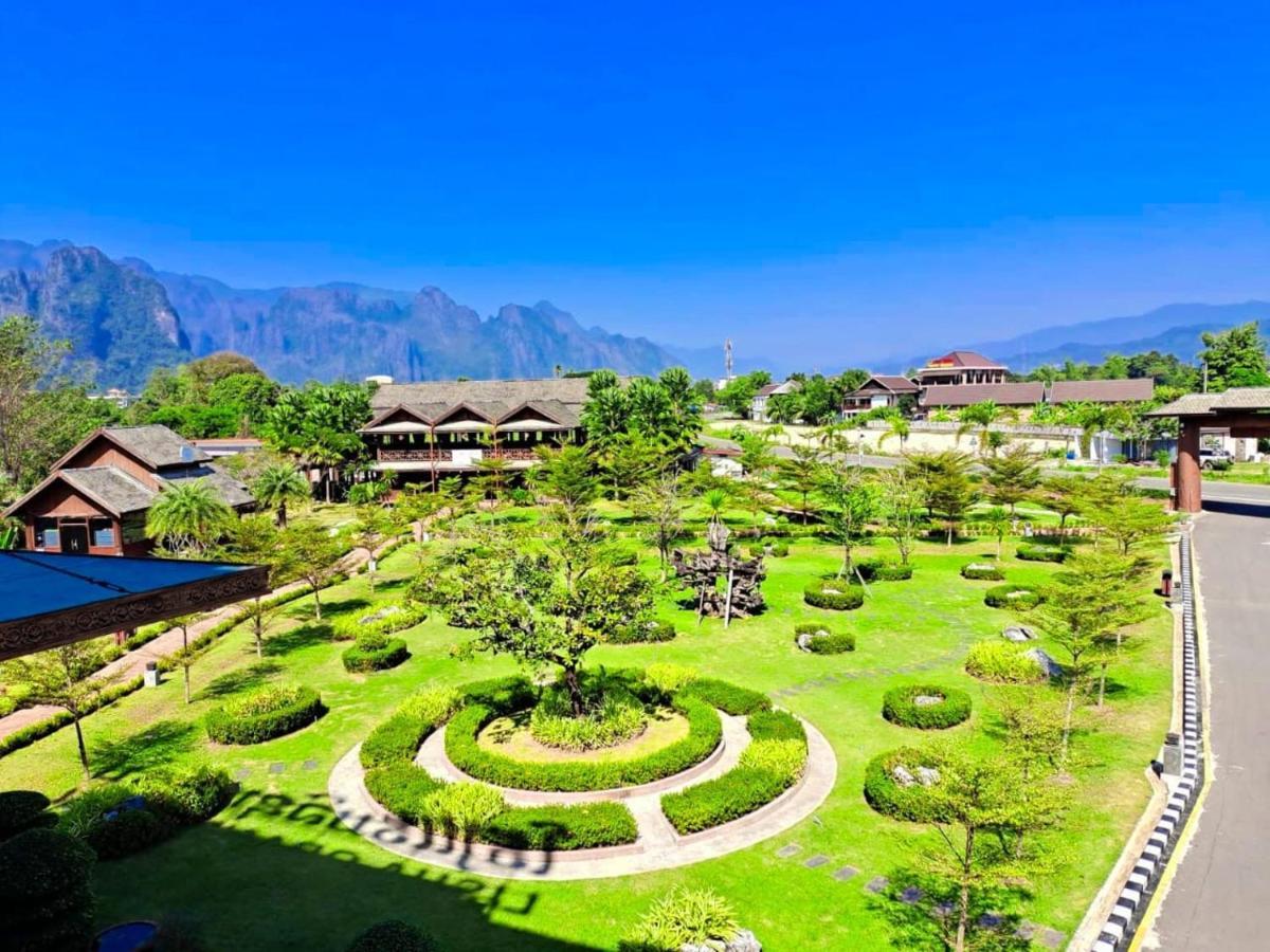 Lisha Garden Resort Hotel Vang Vieng Exterior photo